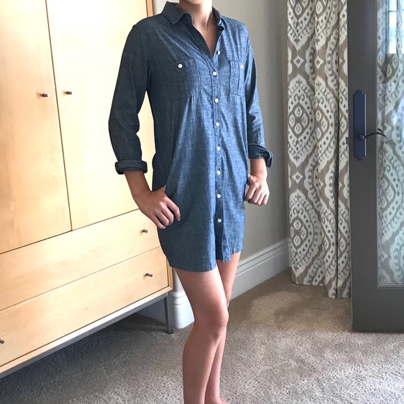 uniqlo denim dress